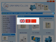 Tablet Screenshot of linhmau.com